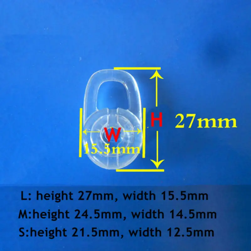 Aipinchun, 6 шт./лот, L/M/S, сменные силиконовые наконечники для ушей, наушники-вкладыши для универсальной Bluetooth гарнитуры, наушники