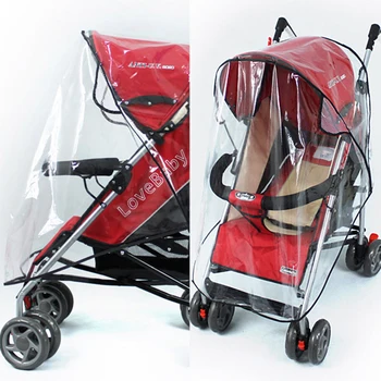 

Raincoat for a stroller Universal Strollers Pushchairs Baby Carriage Waterproof Dust Rain Cover Windshield Stroller Accessories