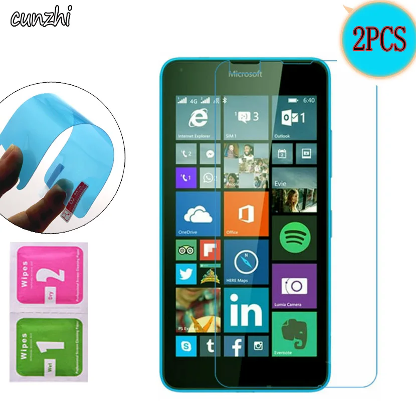 

2PCS For Nokia 640 Ultra Clear Soft Nano Explosion proof Screen Protector For Microsoft lumia 640 Protective Mobile Phone Film