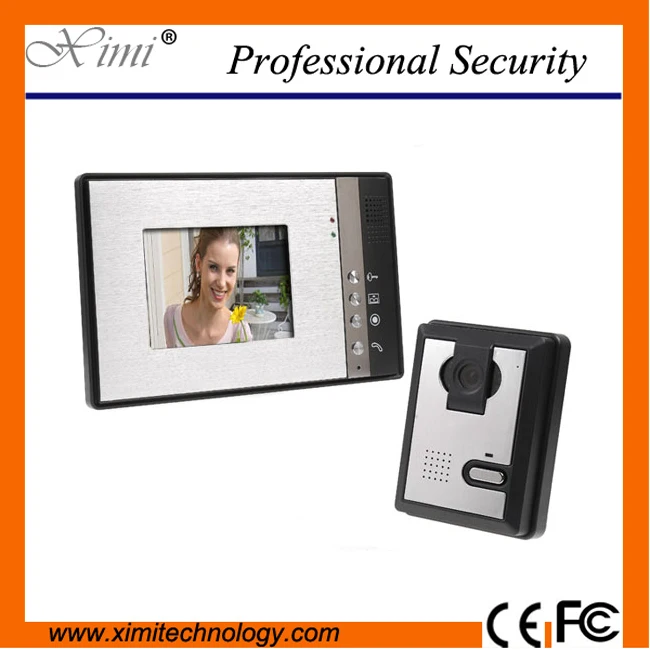 

Intercom system handsfree intercom oclor touch screen with IR camera door access control video door phone system