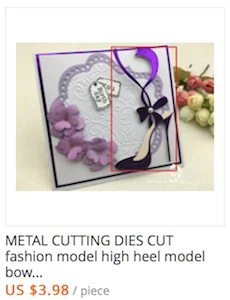 high heel die cut