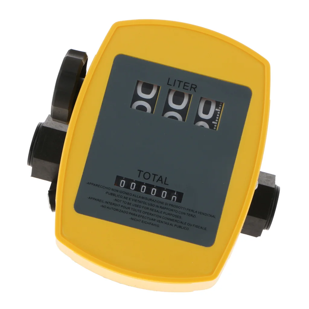 Petrol Diesel Oil Fuel Flow Meter Counter Mechanical Fuel Meter of 1% High Accuracy 20-120L/min for Matching Oil Pump
