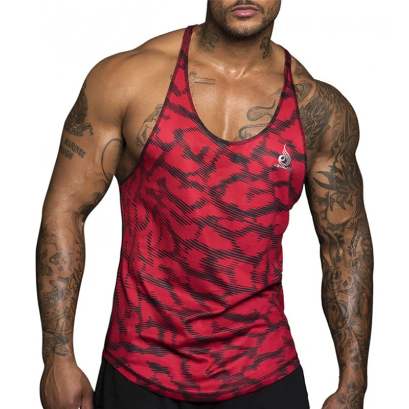 Workout Tank Top For Men Fashion Sleeveless Bodybuilding Cloth Male ...