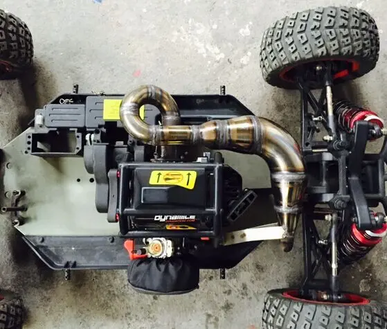 Новый Super DBXL KT Power VRC выхлопная труба с глушителем V2 для Losi Desert Buggy XL LOS05001 RC 4WD Truck RC|rc