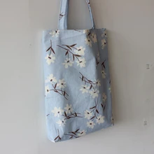 Многоразовая хозяйственная сумка эко женская сумка складная сумка для пляжа повседневное использование Сумка через плечо цветочный принт Повседневная Холщовая Сумка-тоут