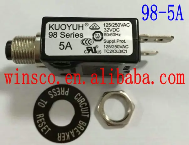 5А 100% новый KUOYUH автоматический выключатель 98 СЕРИЯ 5А|circuit breaker|circuit breaker 5a5a circuit |