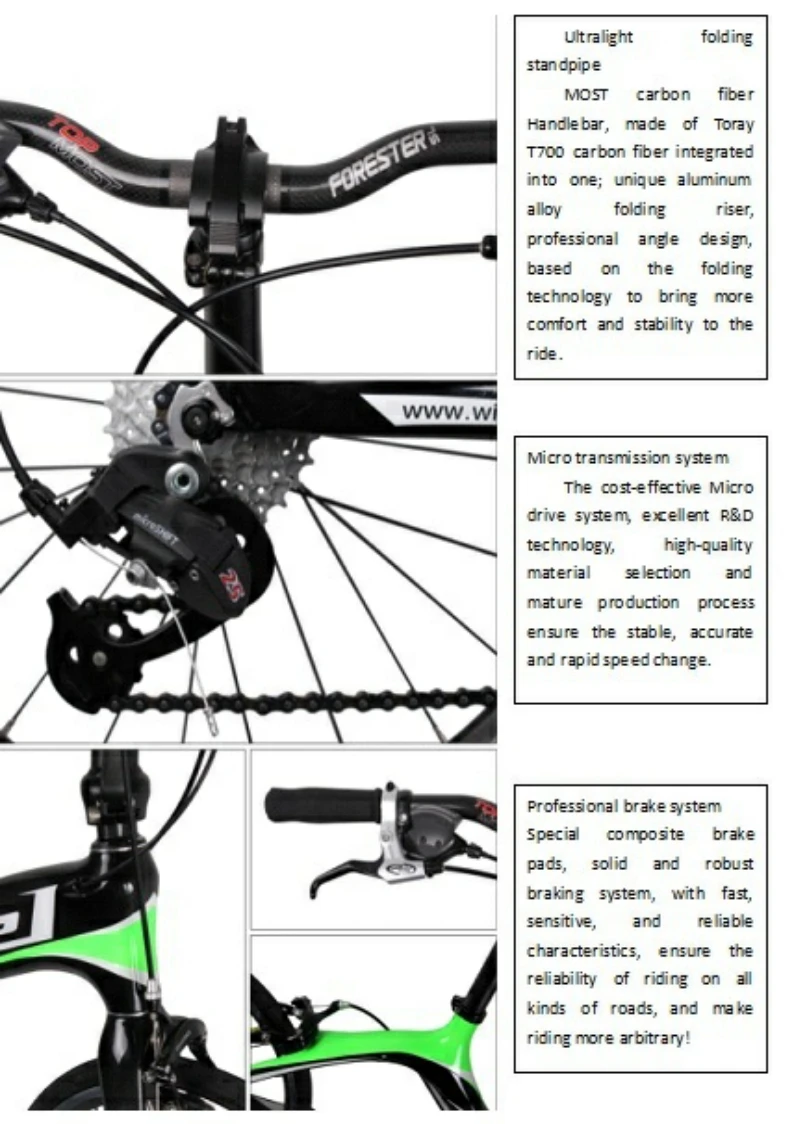 Sale WIEL Transfoemer Folding  Carbon Fiber BMX Bike 20 inch Carbon wheels Mini Compact City bicycle 5