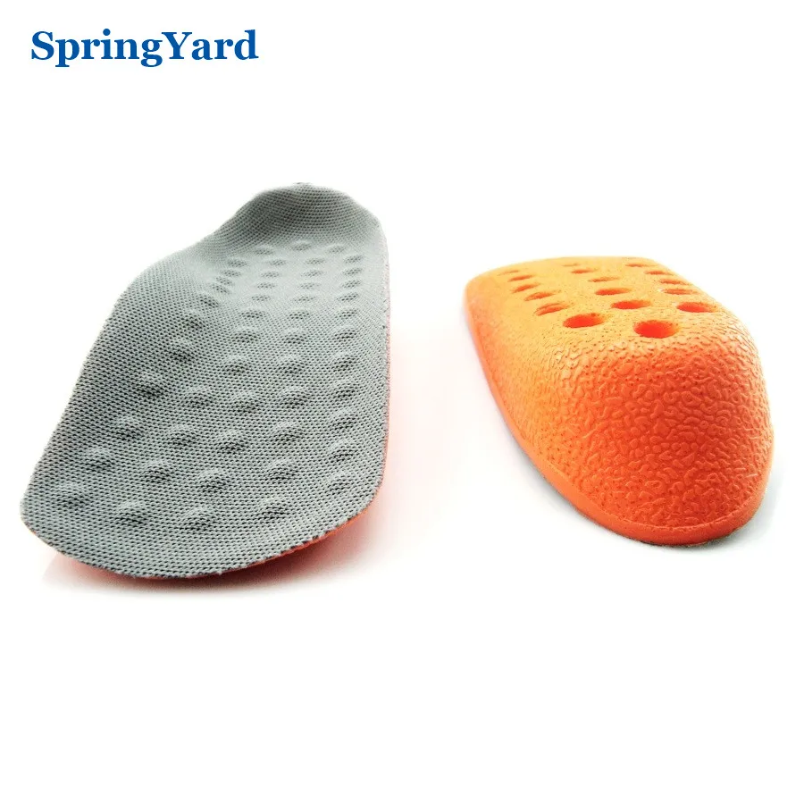 

(2 Size) PU Form Heighten Height Increase Insoles for Men Shoes Woman,Heel half Pad In Sock Invisible,Cushion,Arch Support
