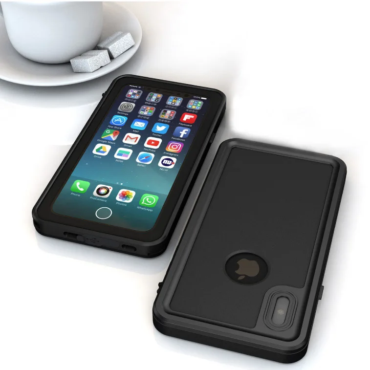 9-2.100% Waterproof For iPhone 8 Plus Case 8Plus 5.5 4.7 inch Screen Protector For iPhone 7 Case Original Phone Protection Cover