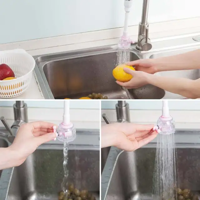 360 Degree Rotating Water Saving Shower Kitchen Sprayers Shower