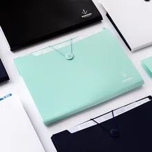 1 шт. с фабрики бизнес канцелярские Бумажный мешок A4-8/12 в пряжку студент папку многослойная скрепки