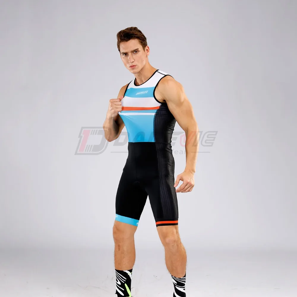 Darevie новейший дизайн высокое качество костюм для триатлона итальянский полосатый ткань с водостойкой Тайвань Jones D