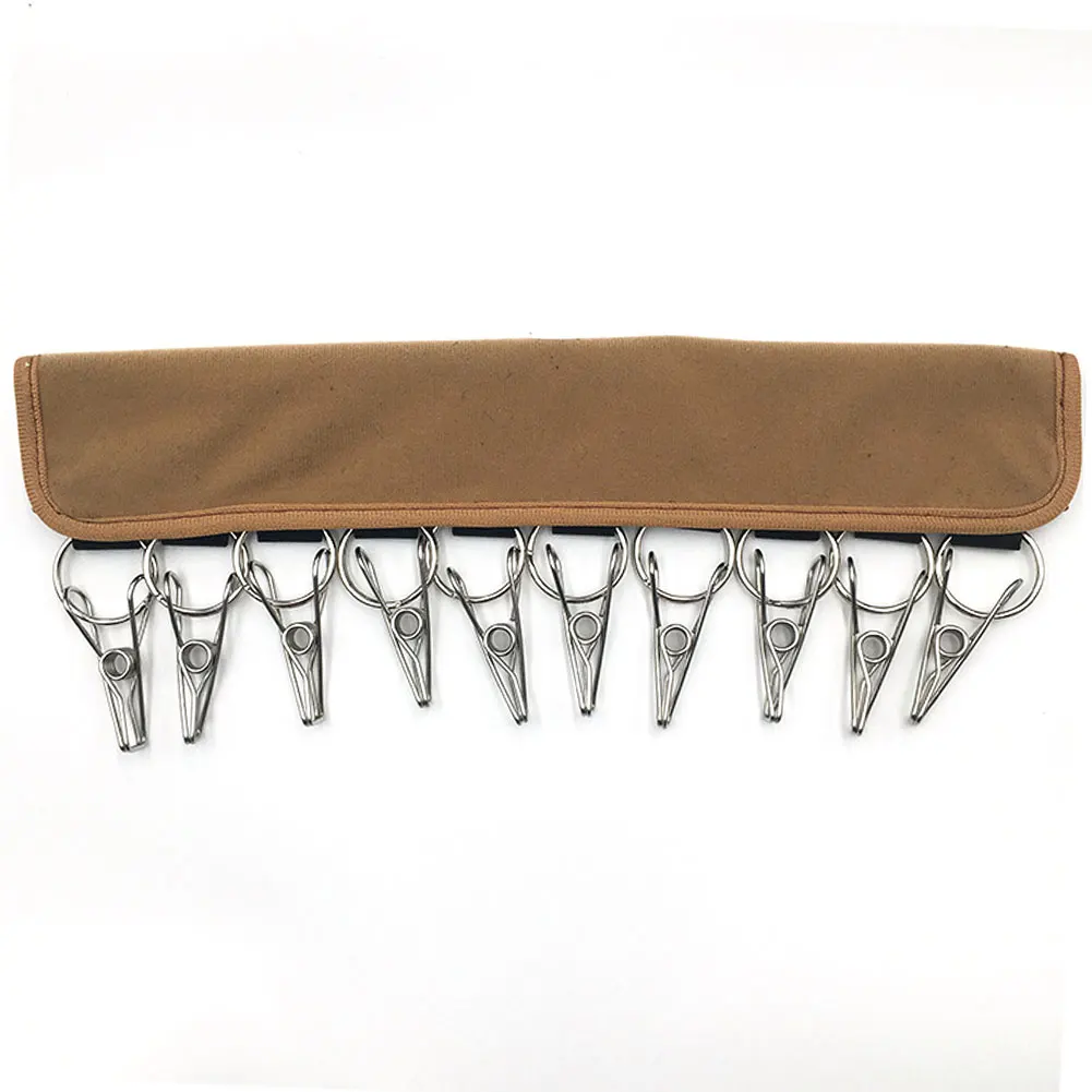 

10 Clips Hanger System Cap Holder Closet Storage Organizer Self Adhesive Hat Rack Portable Foldable Travel Door