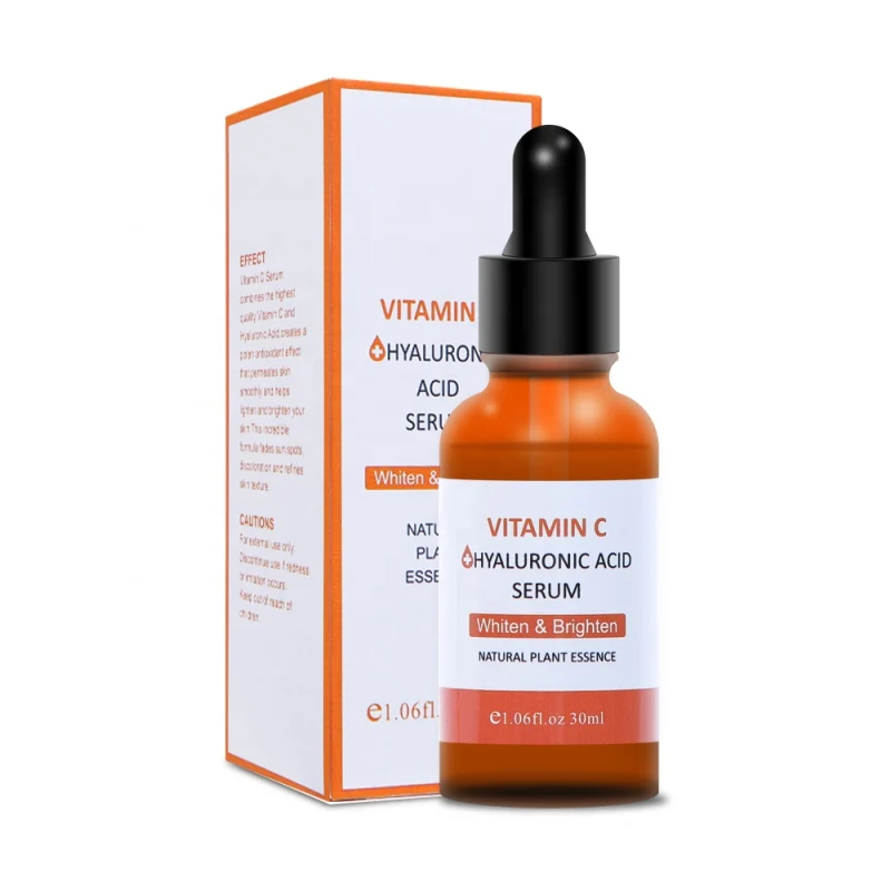 

30ml Vitamin C Essential Oils Whitening Brighten Face Skin Hyaluronic Acid Vitamin C Essence Facial beauty