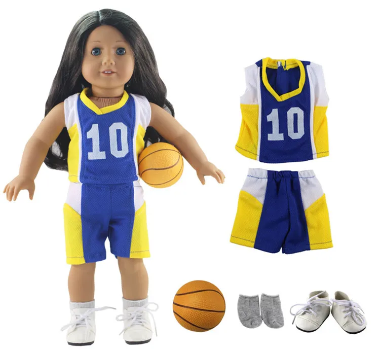 

New 1 set Leisure handmade dress clothes outfit Sportswear for 18"American Doll Multiple Choices