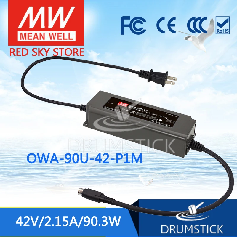 

MEAN WELL OWA-90U-42-P1M 42V 2.15A meanwell OWA-90U 42V 90.3W Single Output Moistureproof Adaptor
