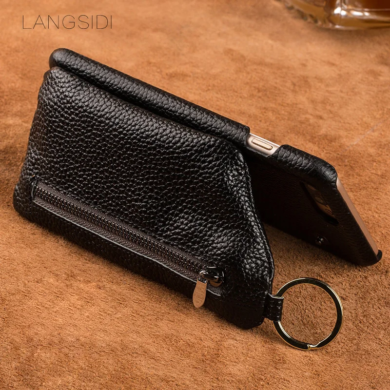 

For Iphone Cell Phone X Case Manual Custom Processing Wangcangli Brand Phone Case New Ostrich Grain Back Cover Phone Case