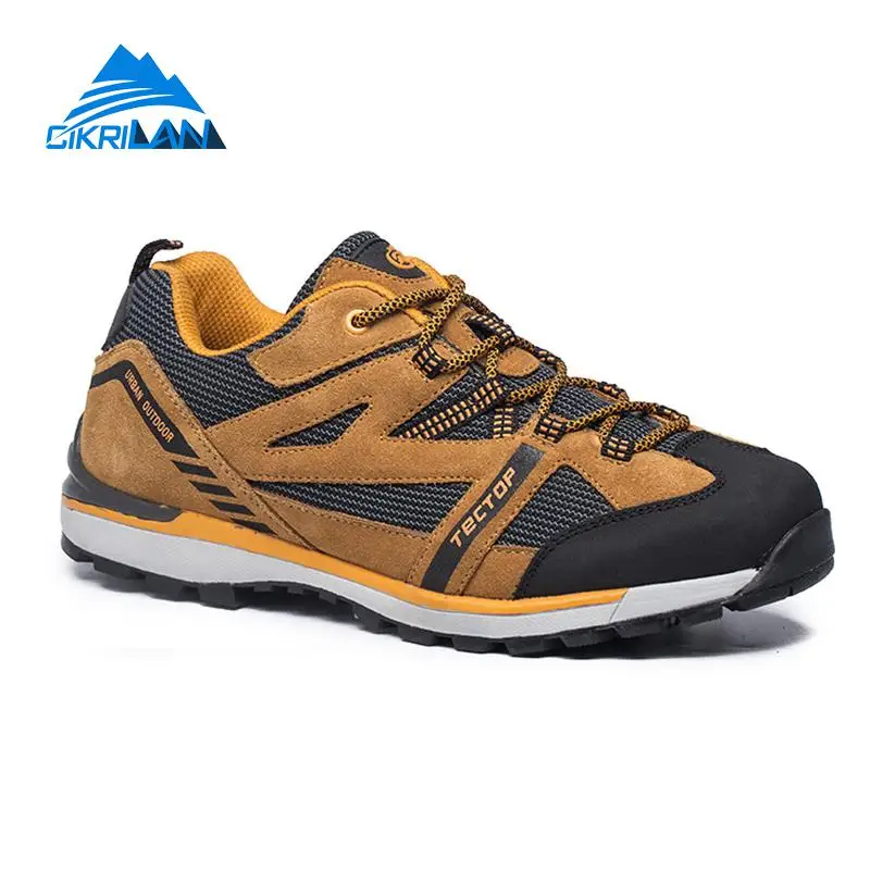 

Mens Water Resistant Lightweight Climbing Camping Shoe Outdoor Sport Trekking Hiking Shoes Men Lace-up Low-top Sports Sneakers