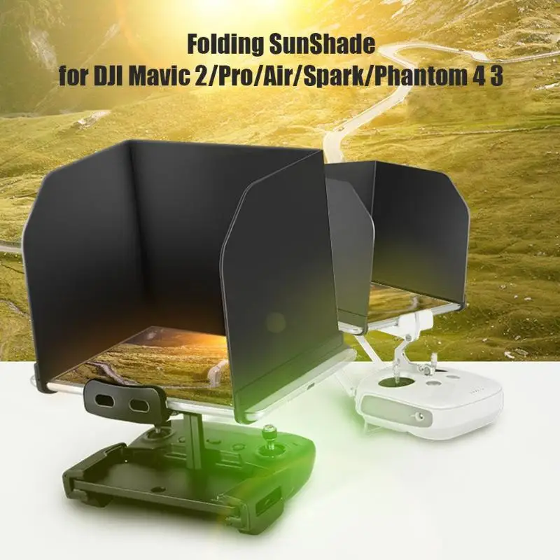 Складной солнцезащитный капюшон-козырек телефон планшет зонт для DJI Mavic 2/Pro/Air/Spark/Phantom 4 3 Дрон пульт дистанционного управления высокое качество