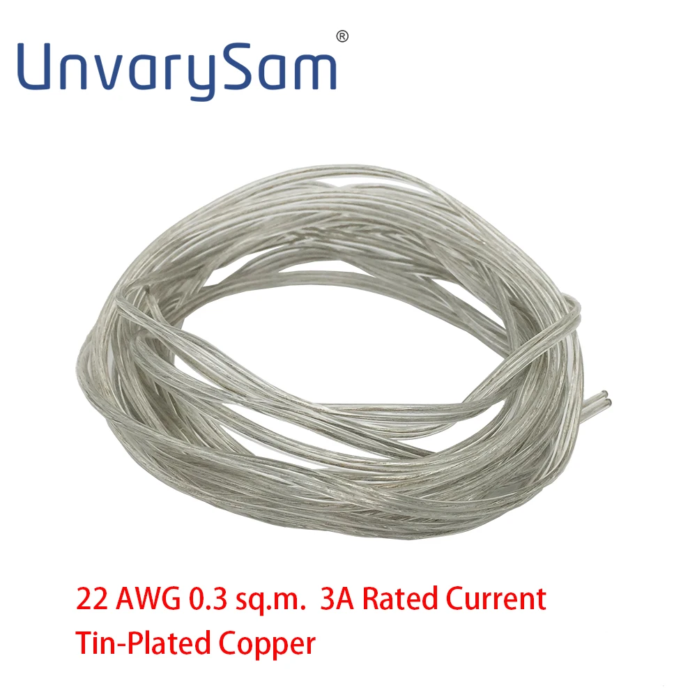 Waterproof TWO 2Pin LED Extension Tinned Copper Wire Cable Wire Cord
