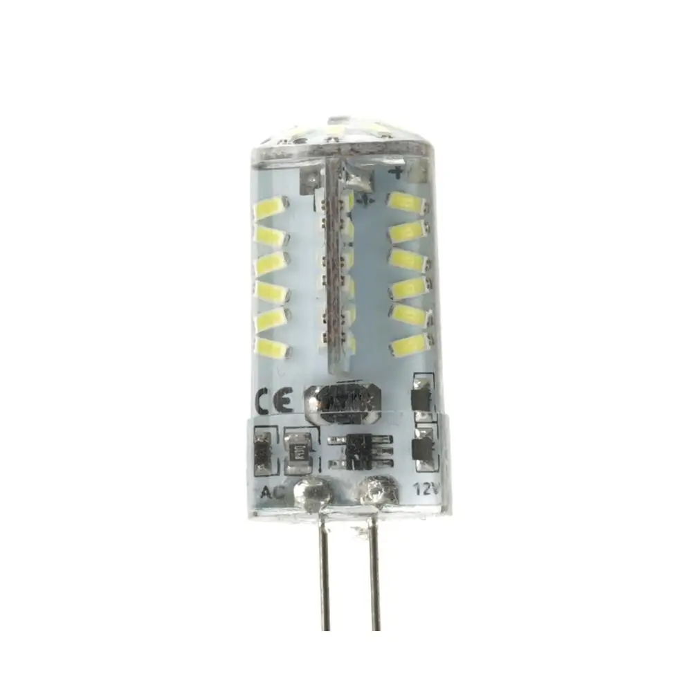 G4 Светодиодная лампа 6 Вт теплый/холодный белый 12 В SMD3014 57 светодиодов 360 Угол луча