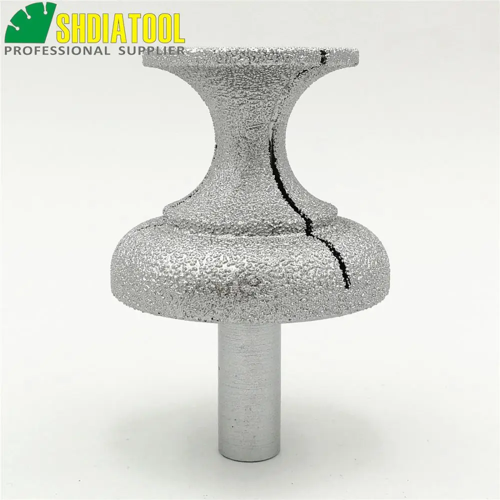 No.27 Vacuum Brazed diamond router bits with 1/2" shank for stone, Router cutter for granite & marble T1