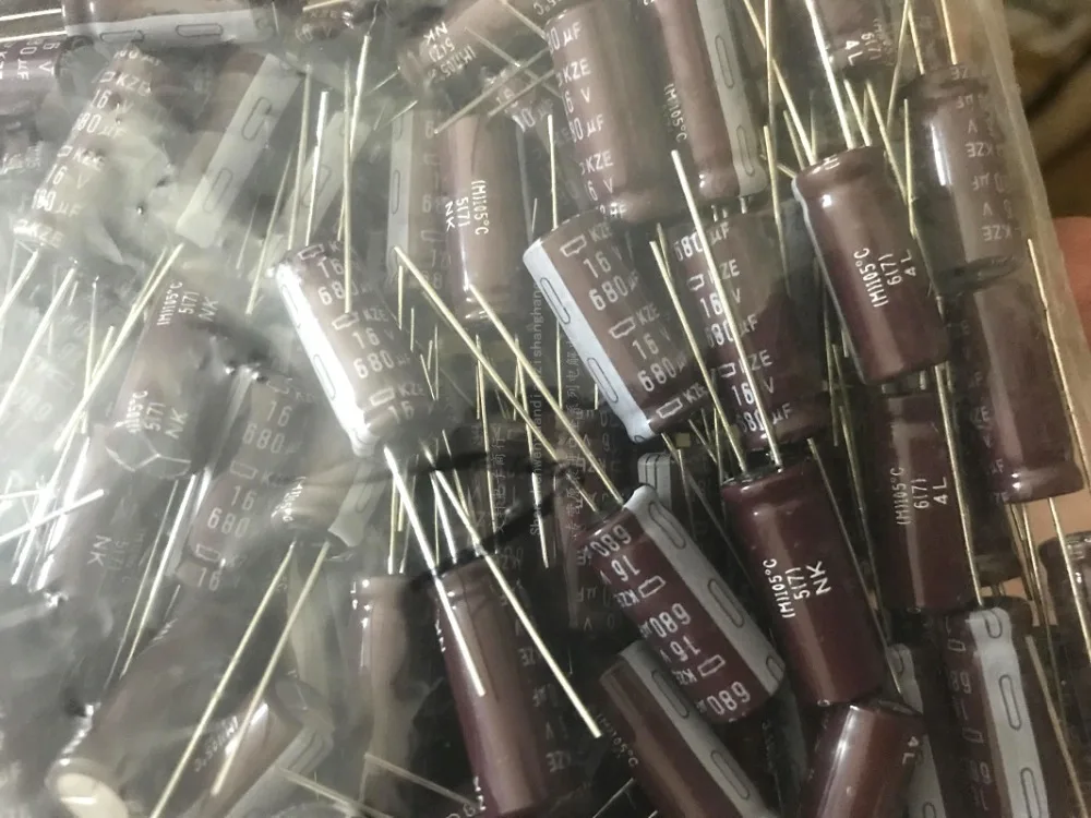 10pcs/25pcs 680uF 16V Nippon Chemi-Con NCC KZE Series 8x20mm Ultra Low ESR 16V680uF Motherboard Capacitor | Обустройство дома