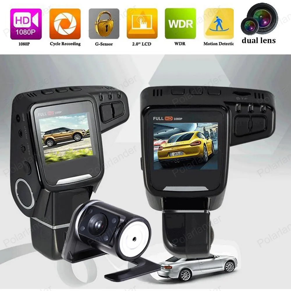 Full HD 1080P Car DVR C10s Plus Dual Lens Video Recorder