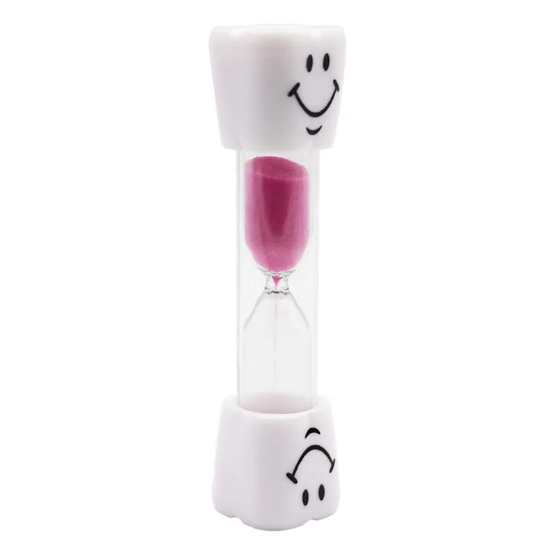 1pc Dental Teeth Shape Sand Hourglass Smiley Sand Clock Kids Tooth Brush Timer 3/Three Minutes Sand Glass Dentist Gifts Tools