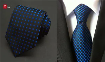 CityRaider Cravate Новинка шелковые галстуки для Для мужчин Свадебный галстук-бабочка в горошек с принтом Vestido De Festa синий мужской галстук-бабочка 8 см тонкие галстуки Gravata corbatas LD008 - Цвет: Y018