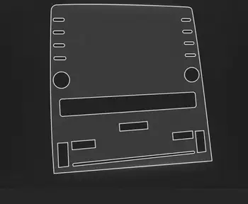 

Car LCD DVD HD Navigation Film Cover Dash Board Screen Guard Protective Sticker For Toyota Avalon 2019