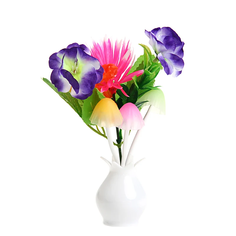 

Sensor Table Light Lotus Flower LED Lamp US Plug Romantic Colorful Home Decor H15