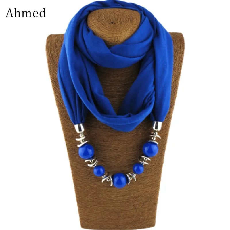 Женский богемный шарф ожерелье с разноцветными бусинами|fashion necklace|necklace fashionnecklaces