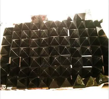 

50pcs NATURE OBSIDIAN POLISHED QUARTZ CRYSTAL PYRAMID POINT HEALING