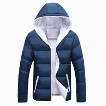 Jacken Männer 2020 Winter Casual Outwear Windjacke Jaqueta Masculino Slim Fit Mit Kapuze Mode Mäntel Homme Plus Größe