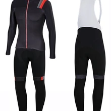 Pro зима Велосипедная форма костюм велосипед спортивная одежда Ropa Ciclismo зима Термальность флис Vélo быстросохнущая Костюмы