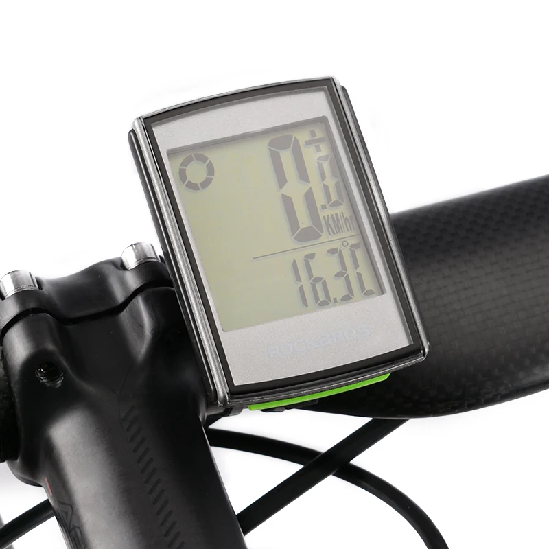 RockBros Bicycle LCD Backlight Multi-functional Wireless Computer Speedometer