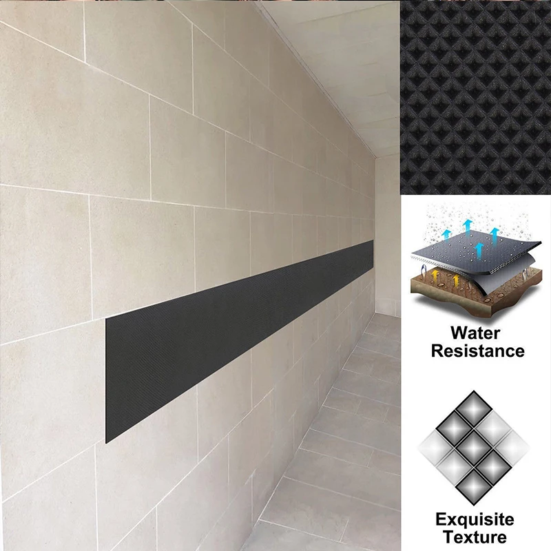 

200cm x 20cm Car Door Protector Garage Rubber Wall Guard Bumper Safety Parking