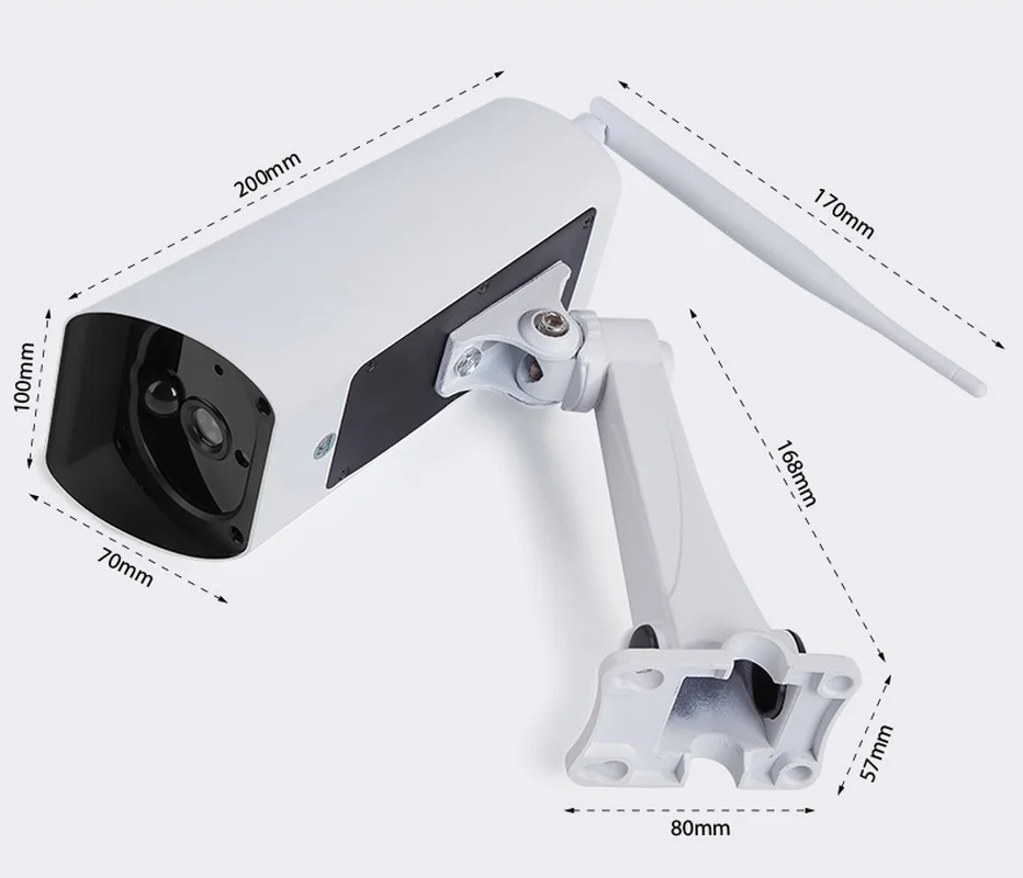 Беспроводная камера безопасности, WiFi, Солнечная перезаряжаемая батарея, ip-камера, 1080P HD, уличная камера видеонаблюдения, CCTV, PIR датчик движения