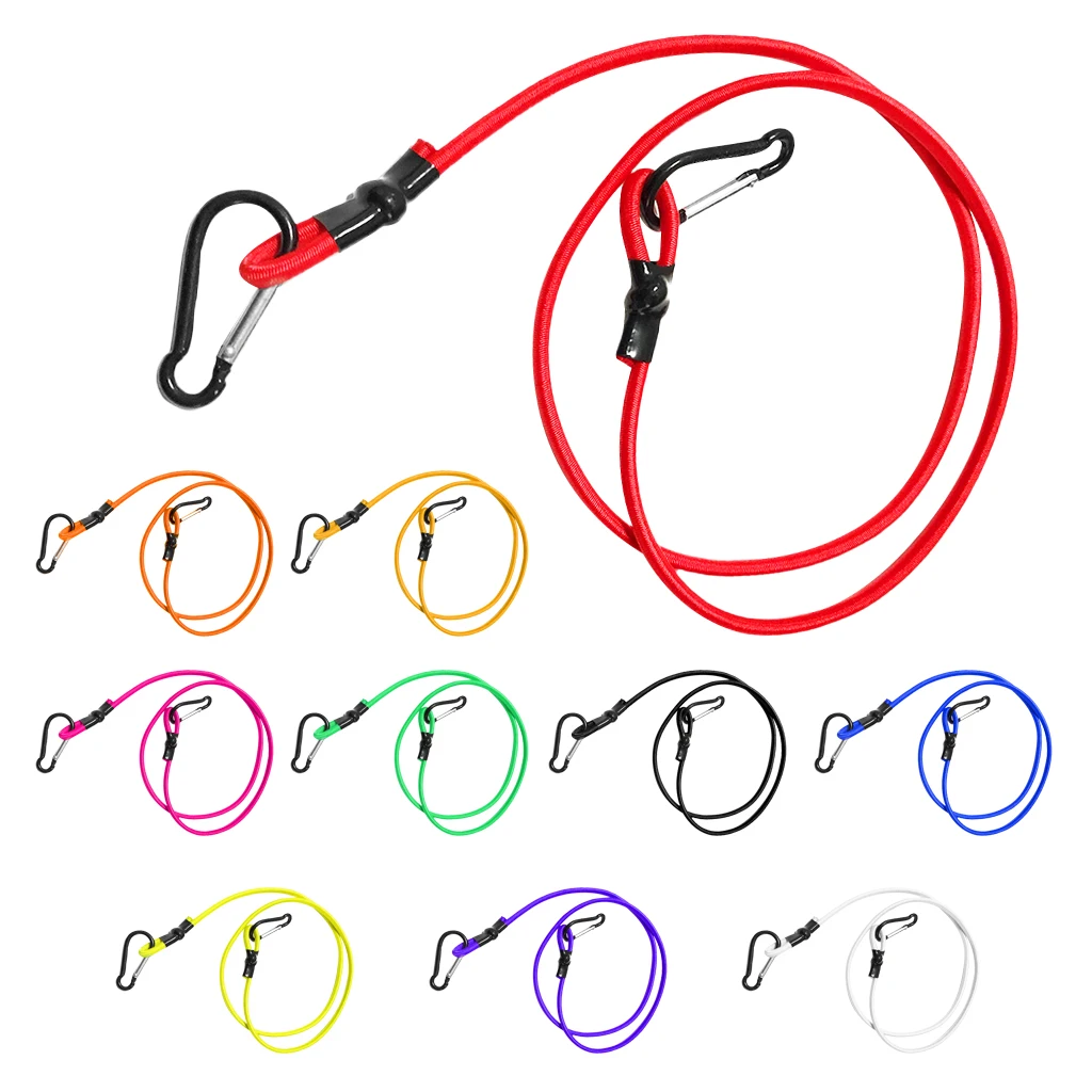 3ft Elastic Kayak Canoe Tow Leash Tow Line Secure Lanyard With 2