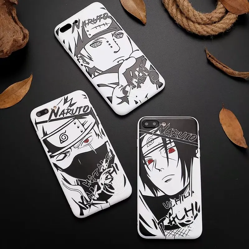 3D Relief Anime NARUTO Soft Case For Coque Apple iPhone X