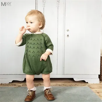 

Kikikids New Born Baby Girls Rompers Knit Boys Clothes Kawaii Winter Romper Maka Kids Jumpsuits Bebe Brand Kids Sweaters