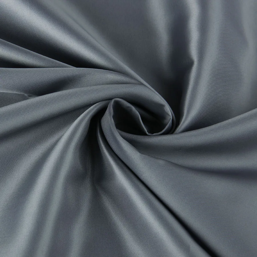 Gray polyester anti static cloth fabric lined winter coat jacket lining