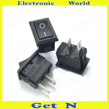 

20pcs 10*15mm 2Pins 2Files Micro Power Rocker Switches AC Power Push Button Switches