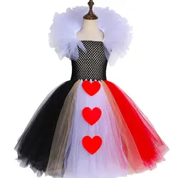 Маскарадный костюм на Хэллоуин для девочек, детское праздничное платье на день рождения кружевное газовое платье принцессы для маленьких