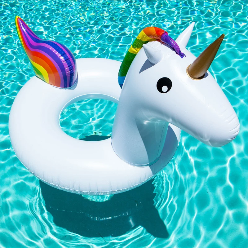 Inflatable Unicorn Ring Swimming Circle Pool Float Tube Island Water Bed Party Swimming Toys Boia Piscina For Kids Children Inflatable Unicorn Ring Swimming Circle Pool Float Tube Island Water Bed Party Swimming Toys Boia Piscina For Kids Children