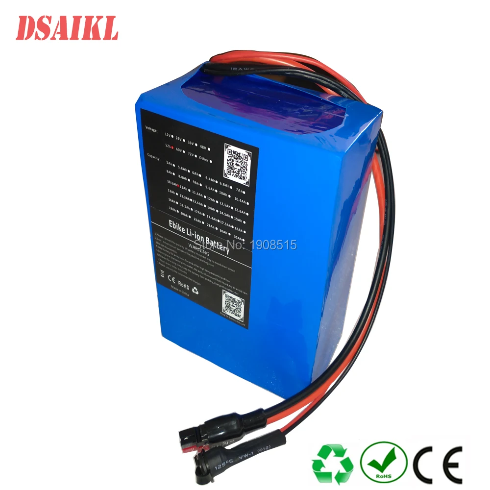 

EU US no tax 24V 15Ah battery pack 24volt 250W electric bike li-ion battery with charger
