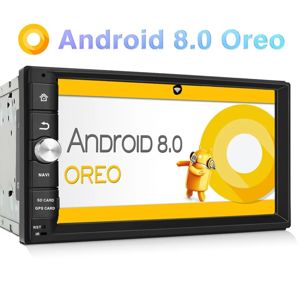 

Pumpkin Octa Core RAM 2G ROM 32G 2 Din 7"Android 8.0 Universal Car Stereo GPS Navigation Fast Boot Headunit Radio Player NO DVD