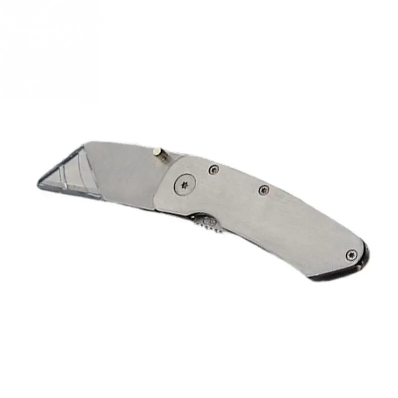 all steel handle 1 шт. складной универсальный нож с нескользящей рукояткой из нержавеющей стали Т-образный нож резак товары для рукоделия длина 15,5 см пластиковая/стальная ручка - Цвет: all steel handle