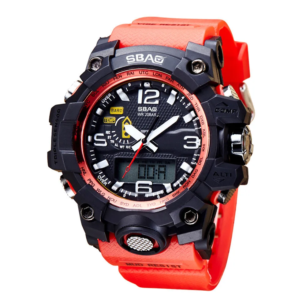 Sports Waterproof Electronic Watch  Men Waterproof Sports Watches Shock Digital Electronic Reloj masculino dignity 9.8